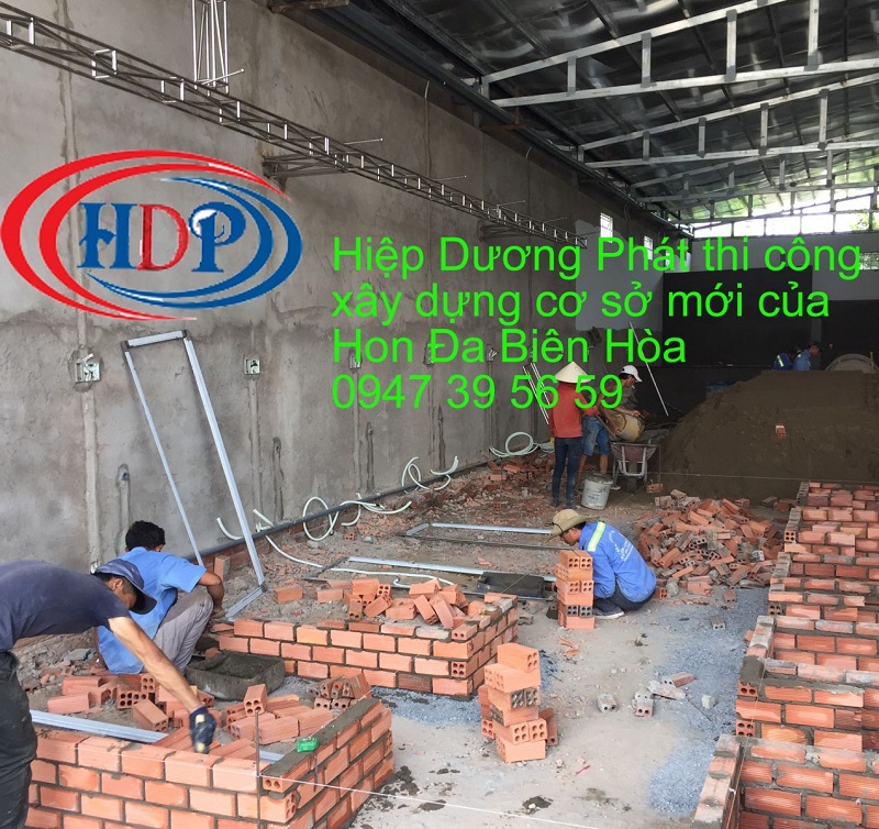 Hiệp Dương Phát thi công cơ sở mới của honda biên hòa